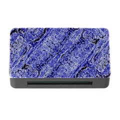 Texture Blue Neon Brick Diagonal Memory Card Reader With Cf by Celenk