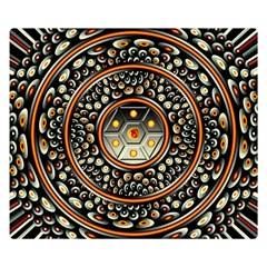 Dark Metal And Jewels Double Sided Flano Blanket (small)  by linceazul
