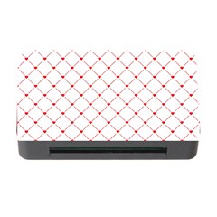 Hearts Pattern Love Design Memory Card Reader With Cf by Celenk