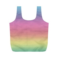 Background Watercolour Design Paint Full Print Recycle Bags (m)  by Celenk