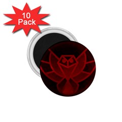 Bird Owl Eagle Owl Fragment 1 75  Magnets (10 Pack)  by Celenk