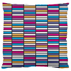 Color Grid 01 Large Cushion Case (one Side) by jumpercat