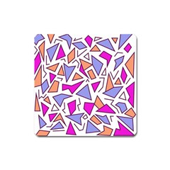 Retro Shapes 03 Square Magnet by jumpercat