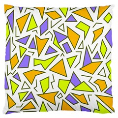 Retro Shapes 04 Large Cushion Case (one Side) by jumpercat