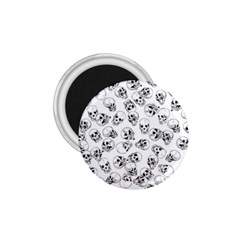 A Lot Of Skulls White 1 75  Magnets by jumpercat