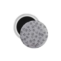 A Lot Of Skulls Grey 1 75  Magnets by jumpercat
