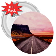Iceland Sky Clouds Sunset 3  Buttons (100 Pack)  by BangZart