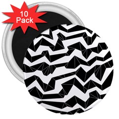 Polynoise Origami 3  Magnets (10 Pack)  by jumpercat