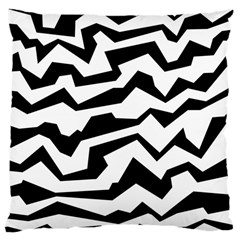 Polynoise Bw Large Cushion Case (one Side) by jumpercat