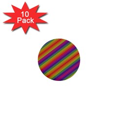 Spectrum Psychedelic 1  Mini Buttons (10 Pack)  by BangZart