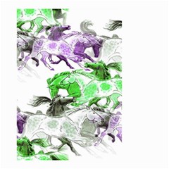 Horse Horses Animal World Green Small Garden Flag (two Sides) by BangZart