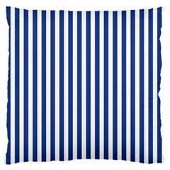 Blue Stripes Standard Flano Cushion Case (two Sides) by jumpercat