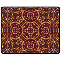 Geometric Pattern Fleece Blanket (medium)  by linceazul