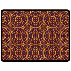 Geometric Pattern Double Sided Fleece Blanket (large)  by linceazul