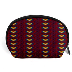 Geometric Pattern Accessory Pouches (large)  by linceazul