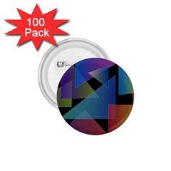 Triangle Gradient Abstract Geometry 1 75  Buttons (100 Pack)  by BangZart