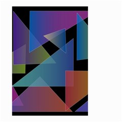 Triangle Gradient Abstract Geometry Small Garden Flag (two Sides) by BangZart