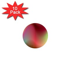 Colorful Colors Wave Gradient 1  Mini Buttons (10 Pack)  by BangZart