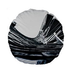 Architecture Modern Skyscraper Standard 15  Premium Round Cushions by BangZart