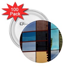 Glass Facade Colorful Architecture 2 25  Buttons (100 Pack)  by BangZart