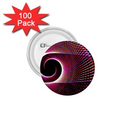 Grid Bent Vibration Ease Bend 1 75  Buttons (100 Pack)  by BangZart