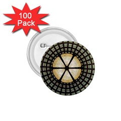 Stained Glass Colorful Glass 1 75  Buttons (100 Pack)  by BangZart