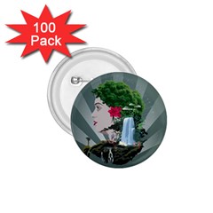 Digital Nature Beauty 1 75  Buttons (100 Pack)  by BangZart
