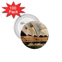Sydney The Opera House Watercolor 1 75  Buttons (100 Pack)  by BangZart