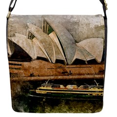 Sydney The Opera House Watercolor Flap Messenger Bag (s) by BangZart