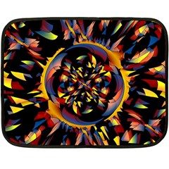 Spiky Abstract Fleece Blanket (mini) by linceazul