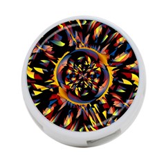 Spiky Abstract 4-port Usb Hub (one Side) by linceazul