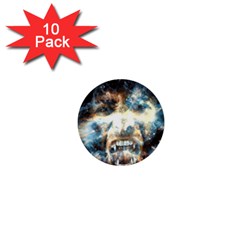 Universe Vampire Star Outer Space 1  Mini Buttons (10 Pack)  by BangZart