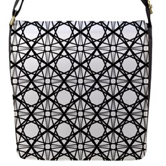 Line Stripe Curves Curved Seamless Flap Messenger Bag (s) by BangZart