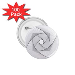 Rotation Rotated Spiral Swirl 1 75  Buttons (100 Pack)  by BangZart