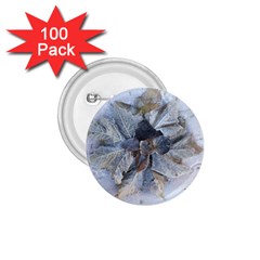 Winter Frost Ice Sheet Leaves 1 75  Buttons (100 Pack)  by BangZart