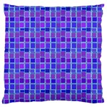 Background Mosaic Purple Blue Large Flano Cushion Case (Two Sides) Front
