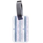 Plank Pattern Image Organization Luggage Tags (Two Sides) Back