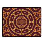 Geometric Tapestry Double Sided Fleece Blanket (Small)  45 x34  Blanket Back