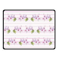 Floral Pattern Fleece Blanket (small) by SuperPatterns