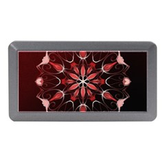 Mandala Red Bright Kaleidoscope Memory Card Reader (mini) by Celenk