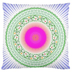 Flower Abstract Floral Standard Flano Cushion Case (two Sides) by Celenk