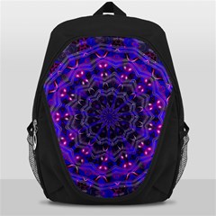 Purple Kaleidoscope Mandala Pattern Backpack Bag by Celenk