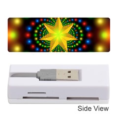 Christmas Star Fractal Symmetry Memory Card Reader (stick)  by Celenk