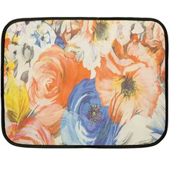 Texture Fabric Textile Detail Fleece Blanket (mini) by Celenk