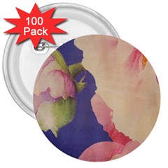 Fabric Textile Abstract Pattern 3  Buttons (100 Pack)  by Celenk