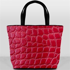 Textile Texture Spotted Fabric Bucket Bags by Celenk