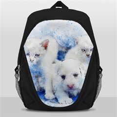 Dog Cats Pet Art Abstract Backpack Bag by Celenk