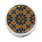 Tapestry Pattern 4-Port USB Hub (Two Sides)  Back