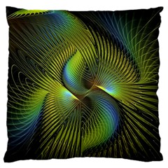 Fractal Abstract Design Fractal Art Standard Flano Cushion Case (one Side) by Celenk