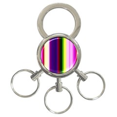 Abstract Background Pattern Textile 2 3-ring Key Chains by Celenk